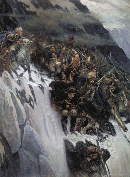 Переход Суворова через Альпы в 1799 году1 картина