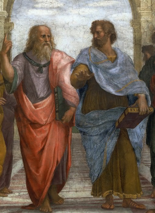 Станца делла Сеньятура: Афинская школа (фрагмент) картина