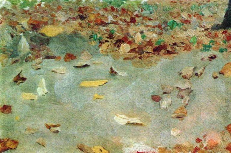 Осенние листья. 1879 картина