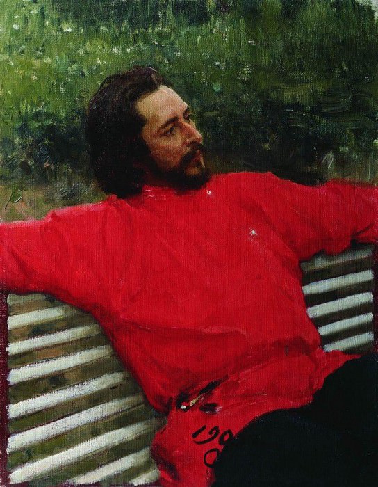 Портрет Л. Н. Андреева (Летний отдых) картина