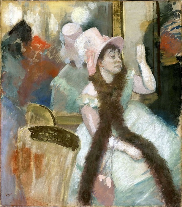 Портрет женщины после костюмированного бала (Портрет мадам Дитц-Моннен) картина