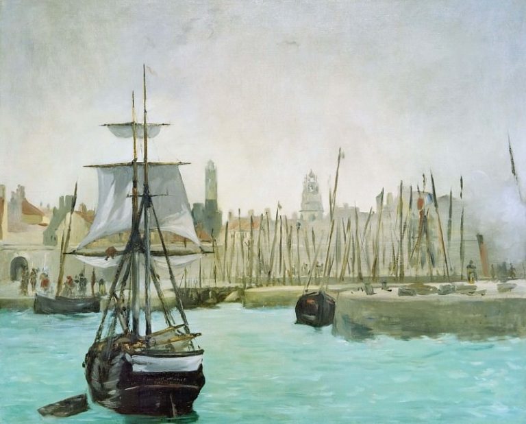 Порт в Кале картина