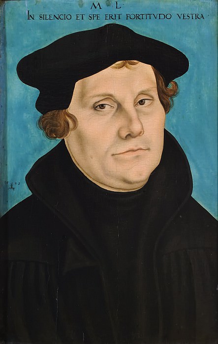 Мастерская Лукаса Кранаха I – Мартин Лютер картина
