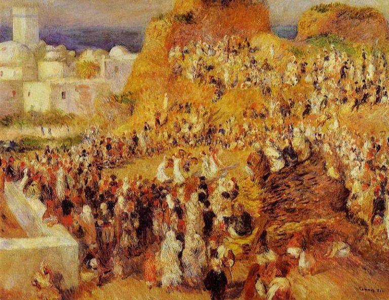 Арабский фестиваль в Алжире (также известный как Касба) картина