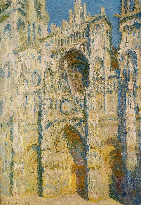 Руанский собор, Портал и Башня Альбан на Солнце картина