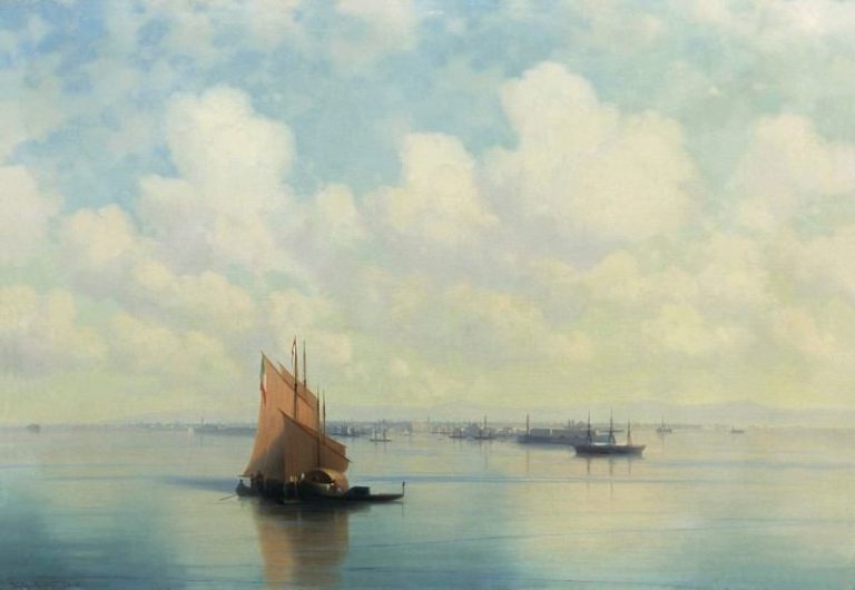 Морской пейзаж 1871 72х103 картина
