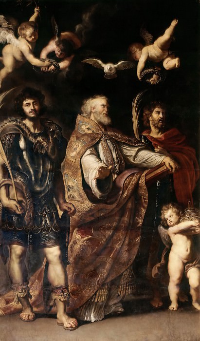 Святой Георгий со святыми картина