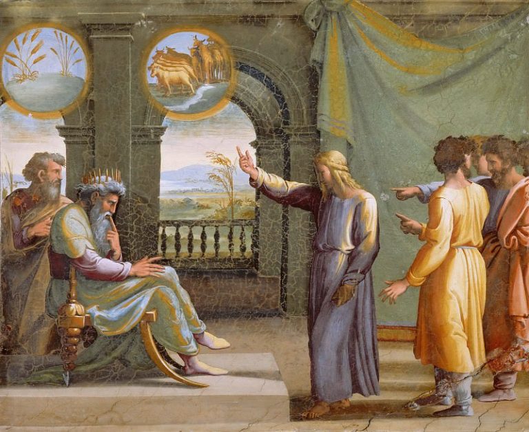 Иосиф толкует сны фараона картина