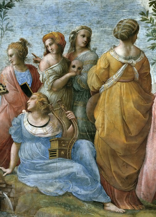 Станца делла Сеньятура: Парнас (фрагмент) картина
