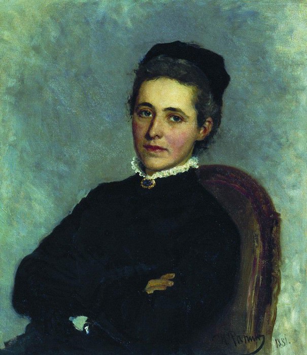 Портрет Юлии Богдановны Репман, рожденной Краусс, жены доктора А. Х. Репмана картина
