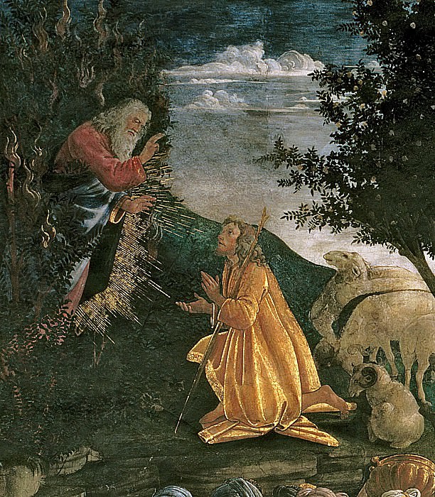 Сцены из жизни Моисея, фрагмент картина