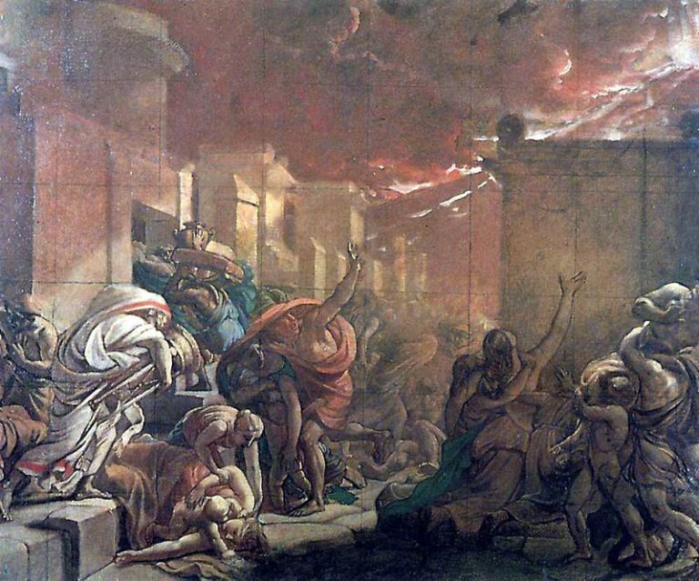 Последний день Помпеи 1. 1827-1830 картина