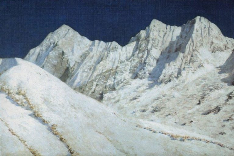 В Индии. Снега Гималаев. 1874-1876 картина
