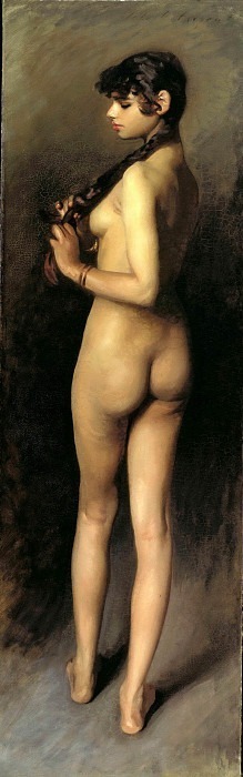 Обнажённая девушка-египтянка (эскиз) картина