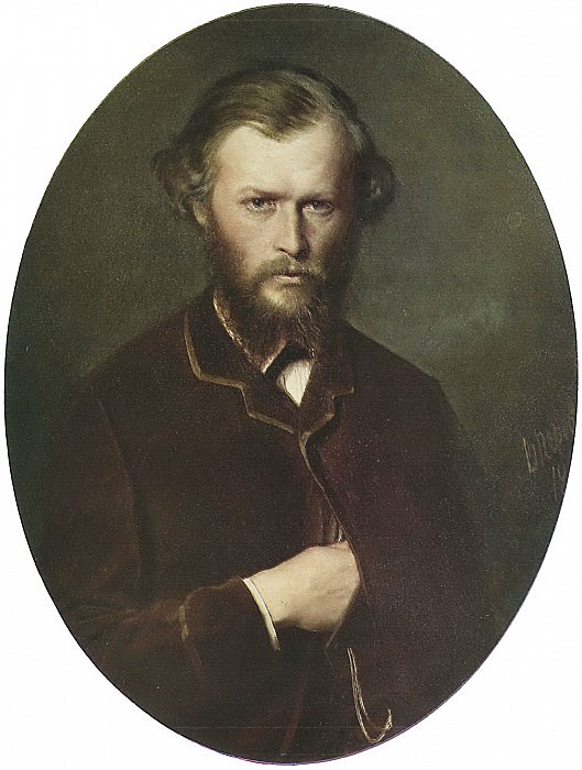 Портрет Н. П. Ланина. 1869 Х. , м. 83, 5х68, 8 Рига картина