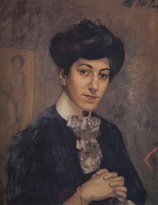 Портрет жены художника. 1906 картина