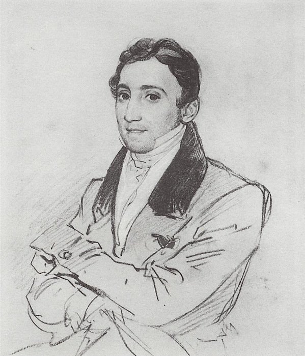 Портрет Ф. Д. Гверацци. 1827-1830 картина