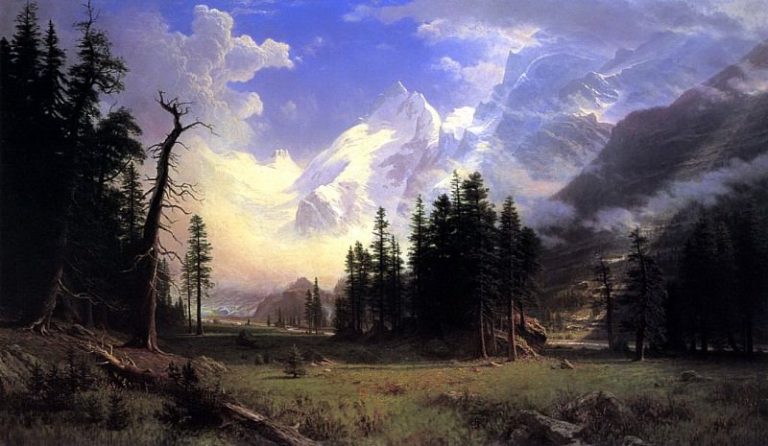 Ледник Мортеретш в долине Верхний Энгадин, Понтрезина картина