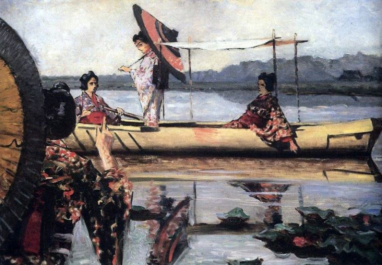 Прогулка в лодке. 1903-1904 картина