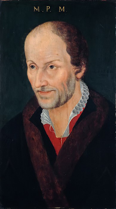 Последователь Лукаса Кранаха I – Портрет Филиппа Меланхтона картина